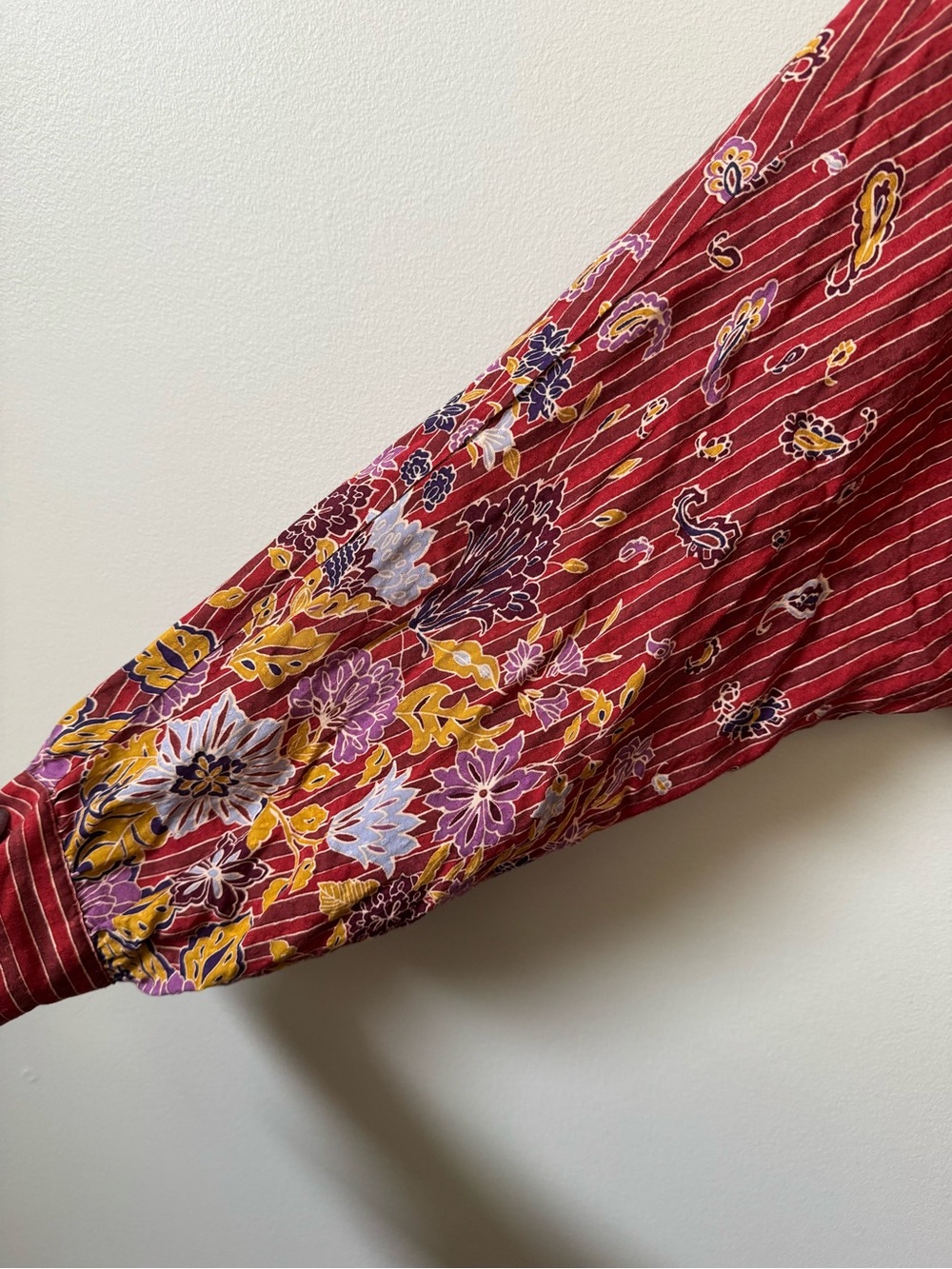 By Anthropologie Breezy open back printed jumpsuit - Picture 5 of 10